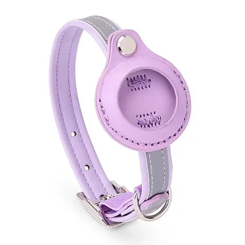 Cubierta Protectora AirTag Pet Collar M (Púrpura)