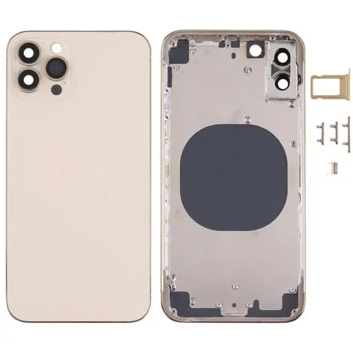 Cubierta Trasera de Carcasa Apple iPhone X con Apariencia Imitación Apple iPhone 13 Pro (Oro)