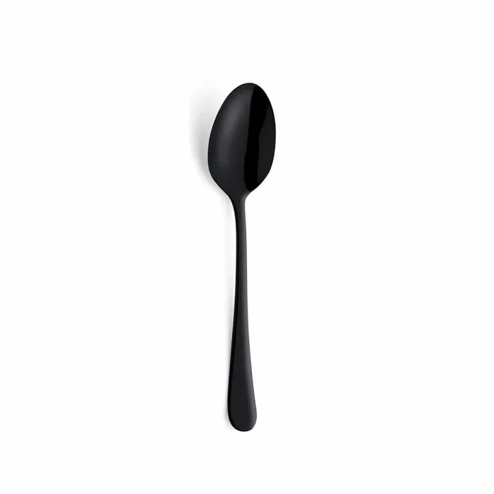 Cuchara de postre amefa austin negro 18,5 cm 18,5 cm – 2,5 mm 12 unidades