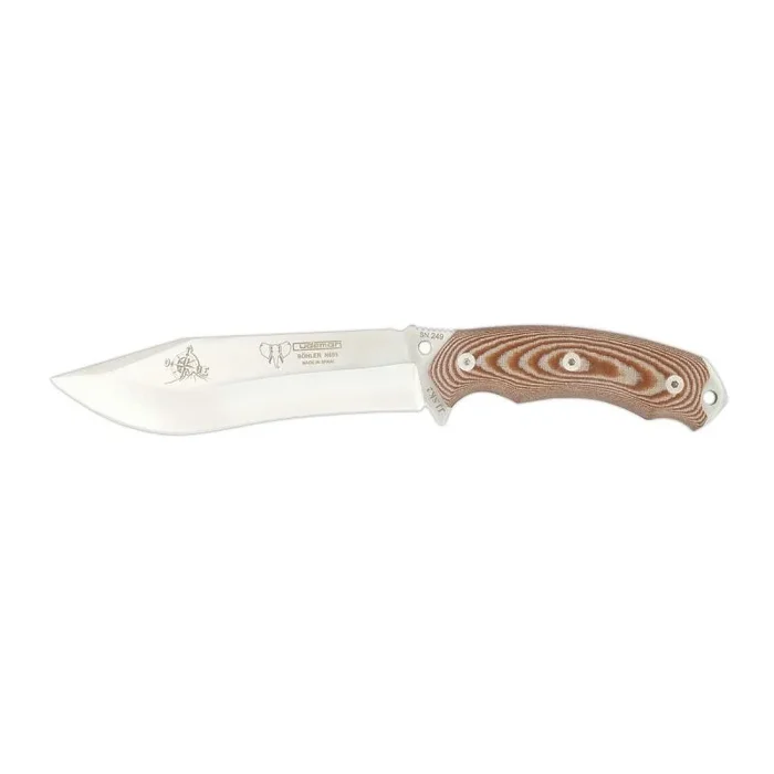 Cuchillo de supervivencia Cudeman 125XC JJSK2 KIT Completo de color marrón
