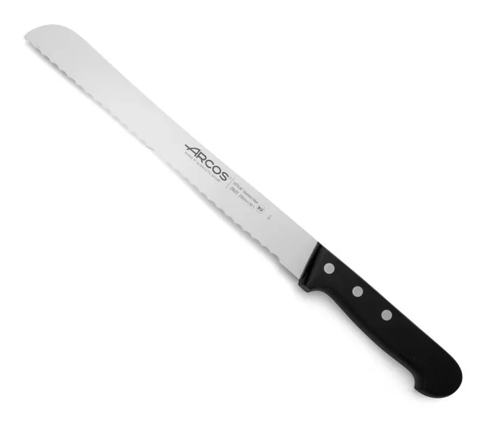 Cuchillo Panero Arcos Universal 282204 de Acero Nitrum, con Mango de Polioximetileno y hoja de 25 cm en estuche