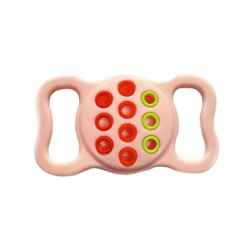 Cuello de Protección Silicona para AirTag para Perros Mascotas (Verde, Rojo, Rosado)