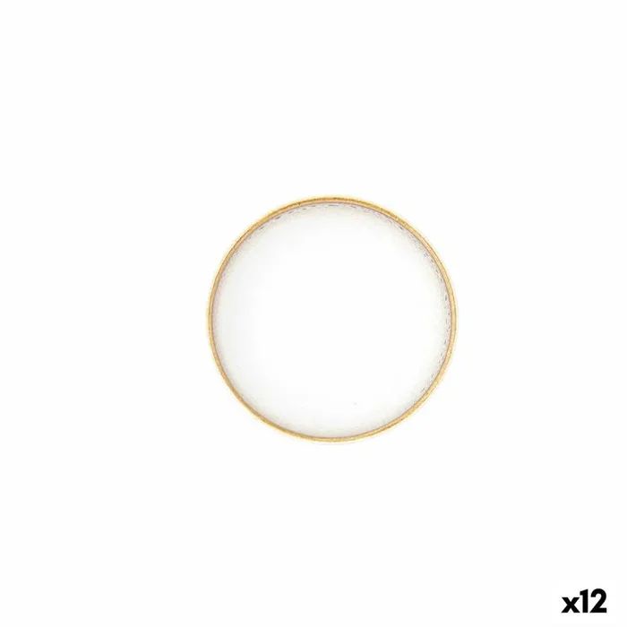 Cuenco ariane jaguar freckles blanco marrón cerámica 12 cm (12 unidades)