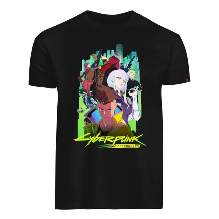 Cyberpunk edgerunners camiseta team talla l