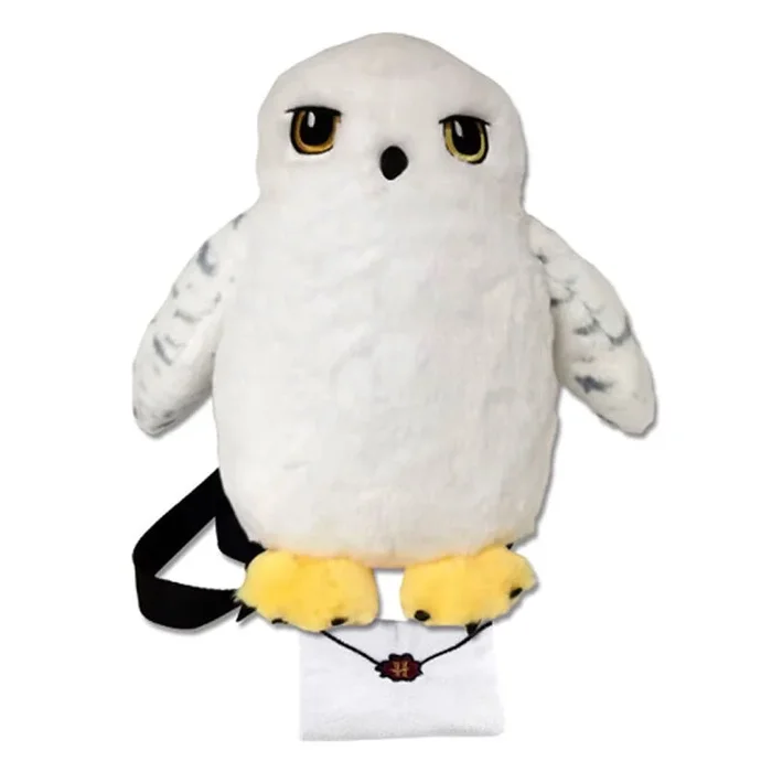 CYP Mochila Hedwig Harry Potter, 35x31x18 cm, Blanco, Adulto, 11-20L, Correas Acolchadas Ajustables, Ideal para Escuela, Trabajo y Viajes