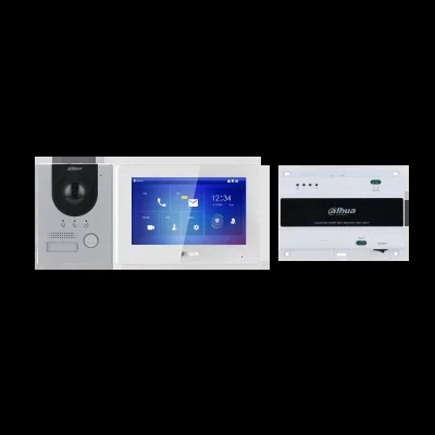 Dahua Technology DHI-KTD01L(S) sistema de intercomunicación de video 2 MP 17,8 cm (7″) Aluminio, Blanco