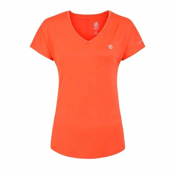Dare 2b Camiseta Ligera Vigilant para Mujer Camisa de Yoga, Naranja, 46