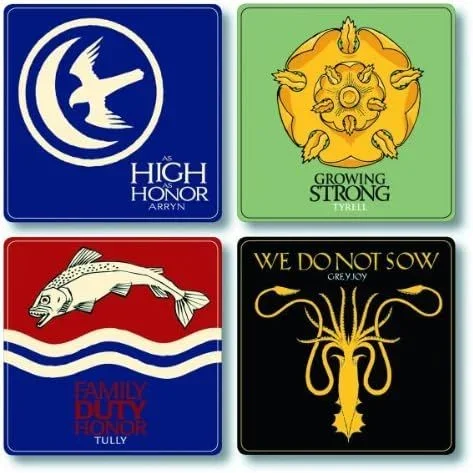 Dark Horse – Game of Thrones, Set B de 4 Posavasos (SDTHBO20702)