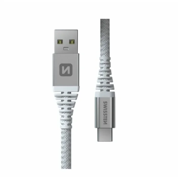 Data cable kevlar usb / usb-c 1.5 m white *eta november 2024