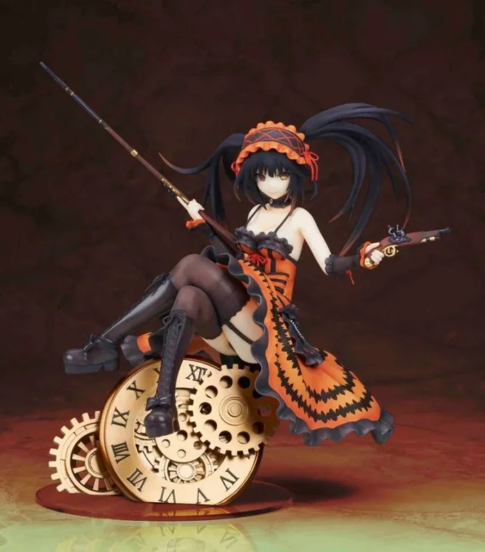 Date a live estatua pvc 1/7 kurumi tokisaki 23 cm