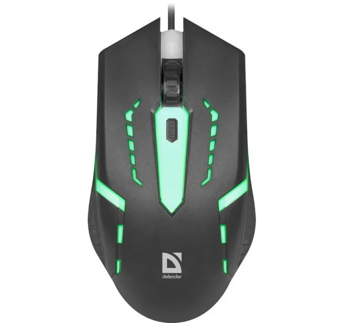 Defender HIT MB-601 ratón Juego Ambidextro USB tipo A Óptico 1200 DPI