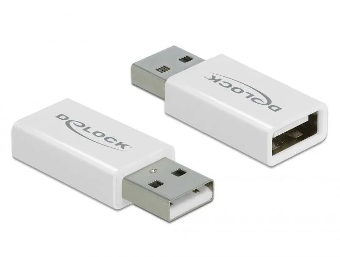 DeLOCK 66530 cambiador de género para cable USB 2.0 Type-A Blanco