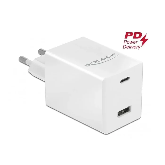 Delock cargador de usb type -ct pd 3.0 y usb a