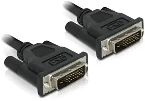 DeLOCK DVI 24+1 Cable 0.5m male/male cable DVI 0,5 m DVI-D Negro