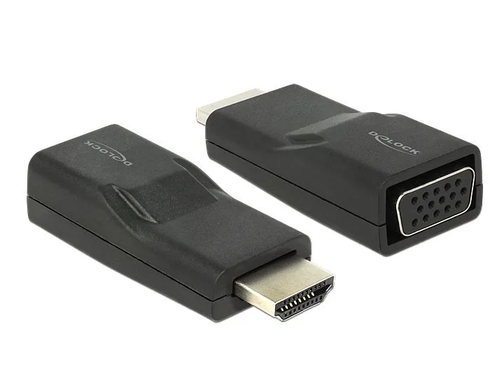 DeLOCK HDMI/VGA Negro