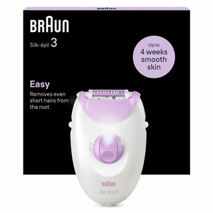 Depiladora eléctrica braun