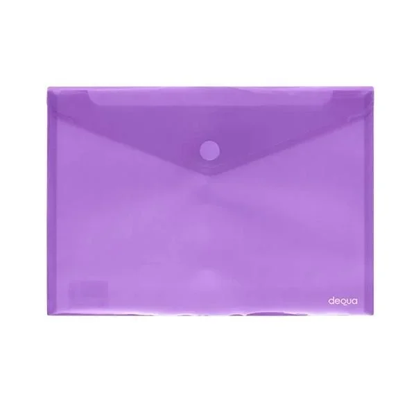 Dequa sobre con broche pp folio violeta