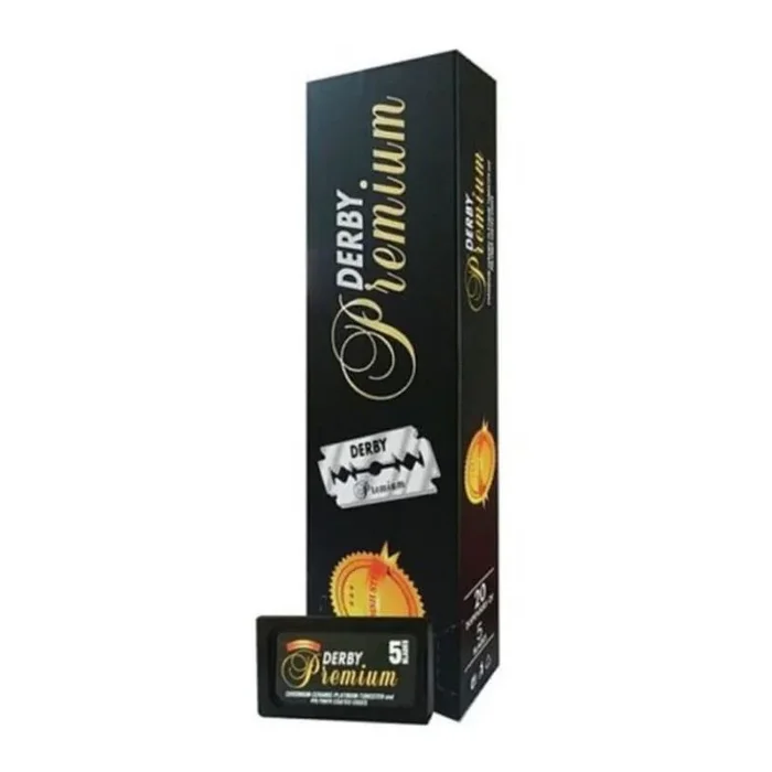 Derby Premium – Cuchillas de afeitar (3 unidades, 20 x 5, 100 unidades)