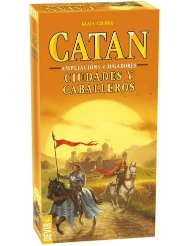 Devir – Catan: Ampliación Expansión Ciudades y Caballeros para 5-6 Jugadores, Juego de Mesa, Juego de Mesa con Amigos, Juego de Mesa Estrategia (BGCIU56)