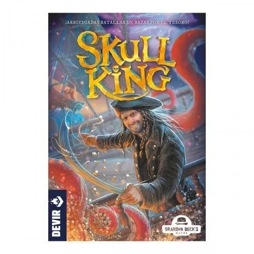 Devir – Skull King, Juego de Cartas Divertido con Amigos para 8 años (BGSKUSP)