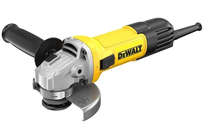 DEWALT Amoladora angular de 115 mm (750 W, 11.800 rpm, compacta y ligera, con capuchas protectoras, protección contra reinicio y segunda mano, para todas las cuchillas de separación estándar, lijado y