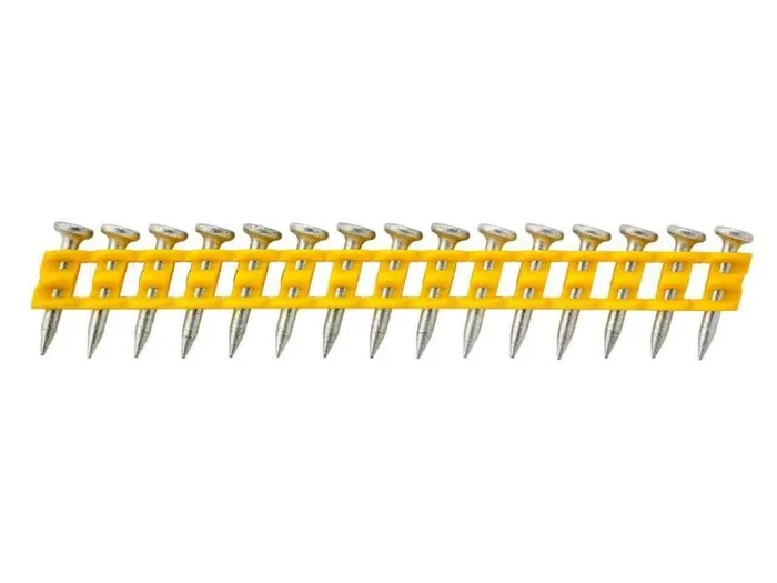 DEWALT DCN8901025 – Clavos para clavadora de hormigón, Compatible con modelo DCN890N-XJ, Tamaño: 2,6mm x 25mm, Suficiente flexibilidad para deformarse