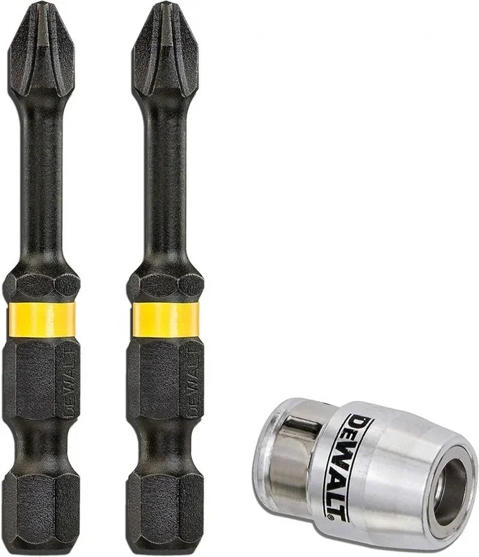 DeWalt DT70536T-QZ Puntas Ph2 x 2 50 mm adaptador magnético con bloqueo