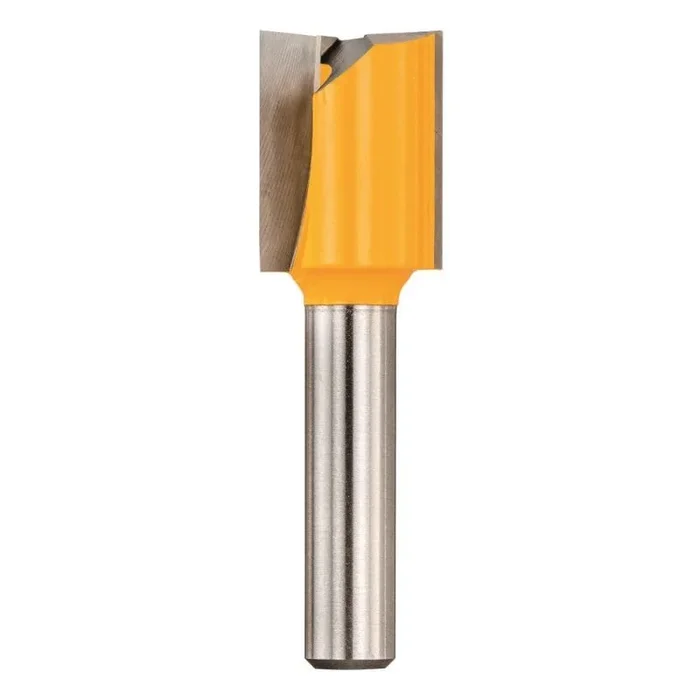 DEWALT DT90009-QZ – Fresa de corte recto 2 cortantes, diámetro de corte: 18mm, longitud de trabajo: 20mm