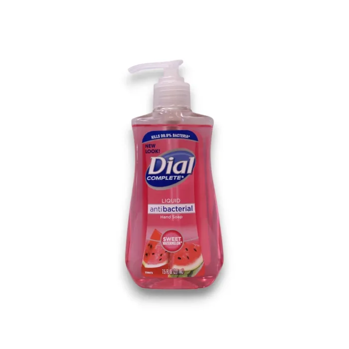 Dial Antibacterial Seasonal Collection Liquid Hand Jabón, Sandía Dulce, 7,5 onzas líquidas (Paquete de 12)