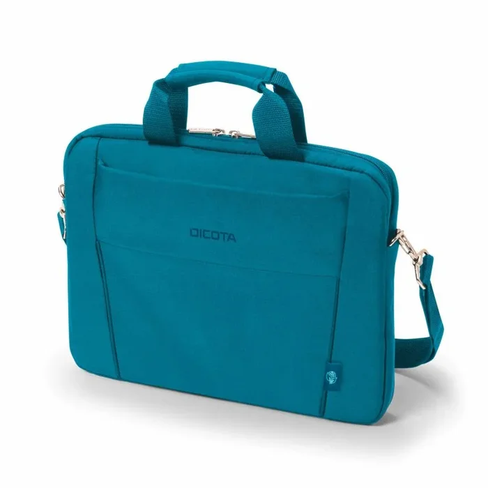 DICOTA Eco Slim Case Base 13-14,1 – Práctico maletín para portátil con Acolchado Protector, Azul