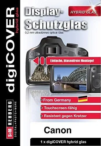 digiCOVER Hybrid Glas – Protector de Pantalla para Canon EOS R5