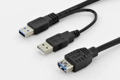 Digitus 0.3m, USB3.0-A/2xUSB3.0-A – Cable USB (USB3.0-A/2xUSB3.0-A, 0,3 m, USB A, 2 x USB A, 3.0 (3.1 Gen 1), Male connector / Female connector, Negro)