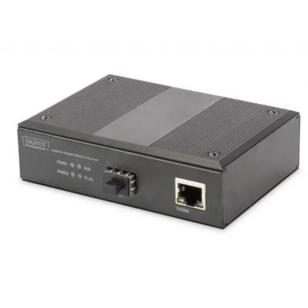 Digitus Convertidor de medios industrial Gigabit RJ45, SFP