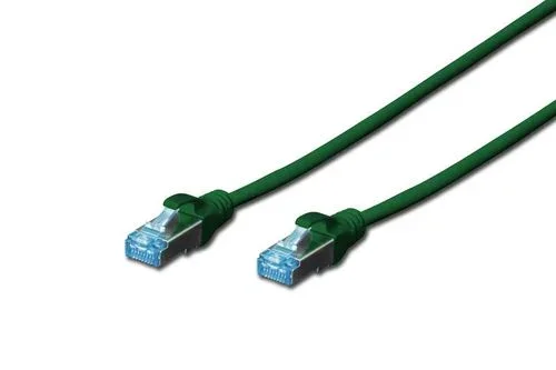 Digitus DK-1532-010/G – Cable de red (1 m, Cat5e, SF/UTP (S-FTP), RJ-45, RJ-45, Verde)