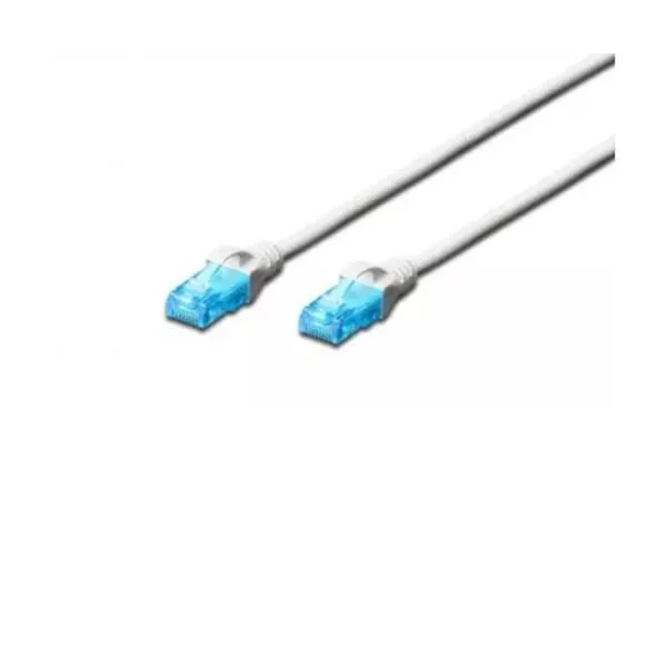 Digitus – Juego de 3 cable patch RJ45 Cat 5e U-UTP PVC no apantallado 4 x 2 AWG 26/7 gris 3 m