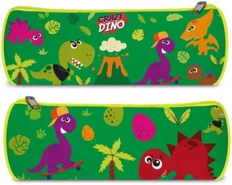 Dinos estuche portatodo redondo 22 cm