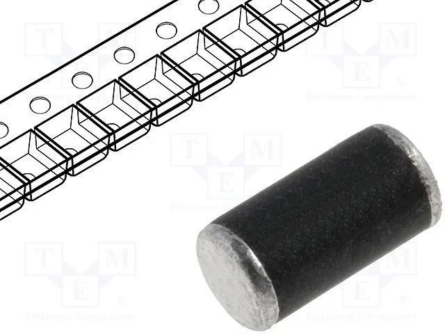 Diodo Zener 18V 1,3W SMD 68mA 5% Carcasa MELF ZMY18-DIO
