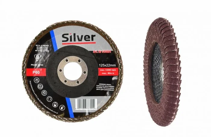 Disco de lijado listonado Silver 125 mm P40, ideal para el lijado de juntas y superficies duras, alta durabilidad, acabado profesional y fácil instalación para trabajos exigentes.
