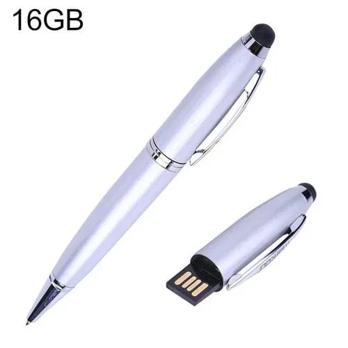 Disco Flash USB 2 En 1 Estilo Lápiz (Plateado) 16 Gb