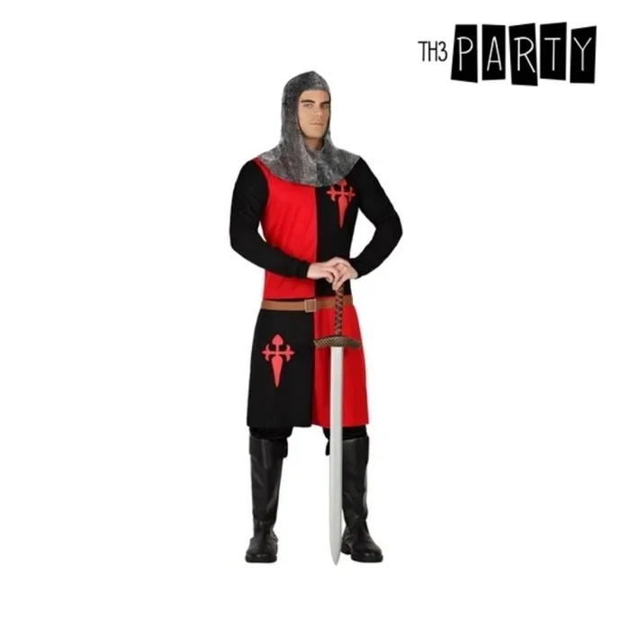 Disfraz para adultos rojo negro multicolor (2 piezas) (2 unidades) xl