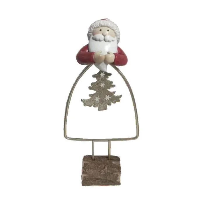 DKD Home Decor Adorno navideño de la Marca, Color Multicolor, de Resina (9 x 4,5 x 19,5 centímetros) (6 Unidades)