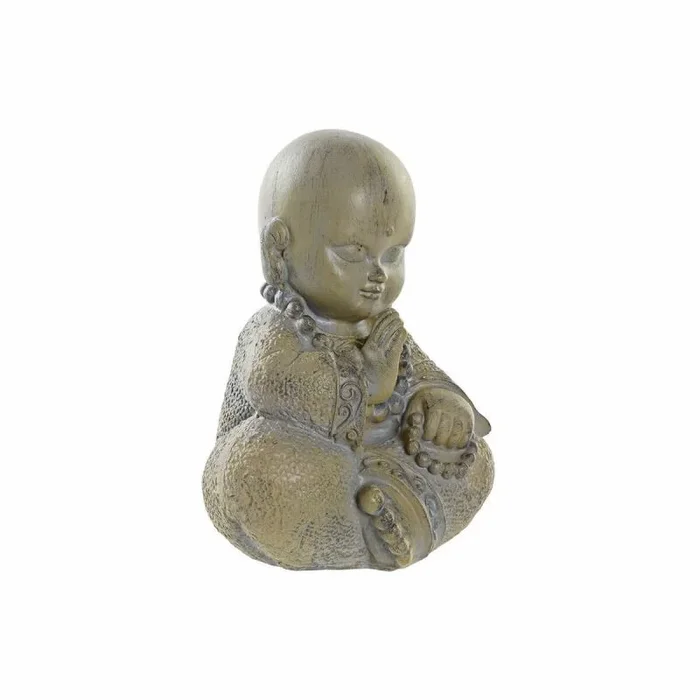 DKD Home Decor Figura Decorativa de la Marca Resina Gris Claro Monje (11 x 8.5 x 15.5 cm) (Referencia: S3019829)