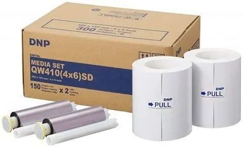 DNP QW 410 Media Kit 10×15 cm SD 2x 150 Sheets marca DNP