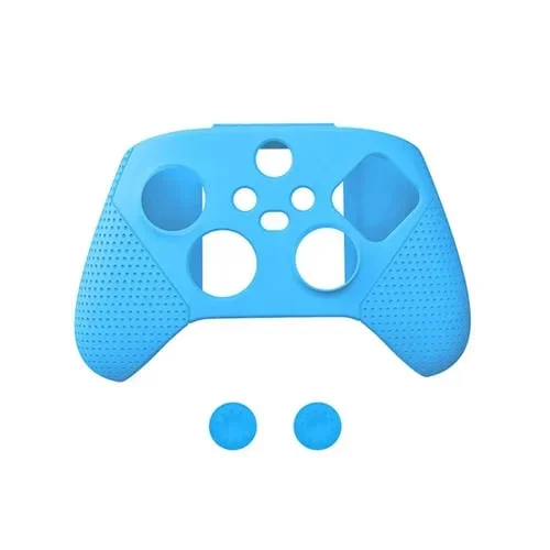 Dobe Tyx-0626 Funda Protectora Antideslizante con Mango de Silicona para Xbox Series X (Azul)
