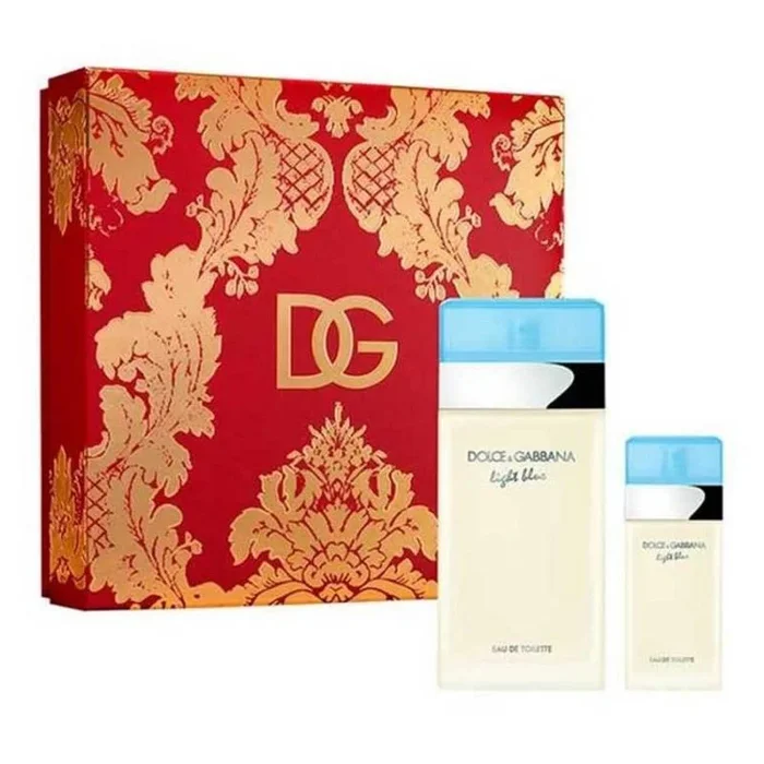 Dolce gabbana light blue eau de toilette 200ml vaporizador + eau de toilette 25ml vaporizador