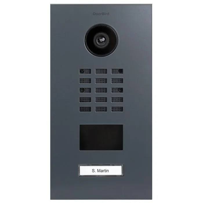 Doorbird d2101v ip video türstation v4a edelstahl, ral 7015