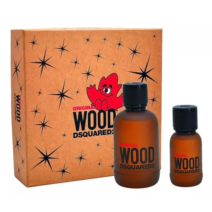 Dsquared original wood eau de parfum 100ml + eau de parfum 30ml vaporizador