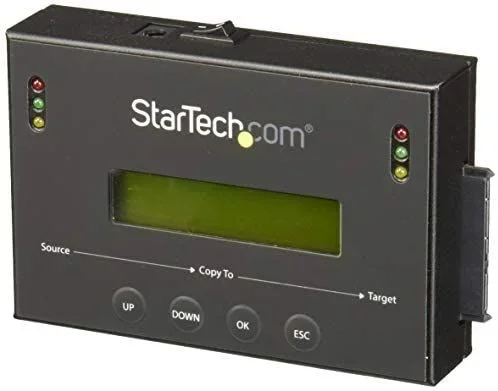 Duplicador Clonador Autónomo de Discos Duros o SSD SATA 1:1 con Gestor de Imágenes de Disco, para Copias de Seguridad y Restauración, Almacena Imágenes en Disco 2.5/3.5″, SATDUP11IMG