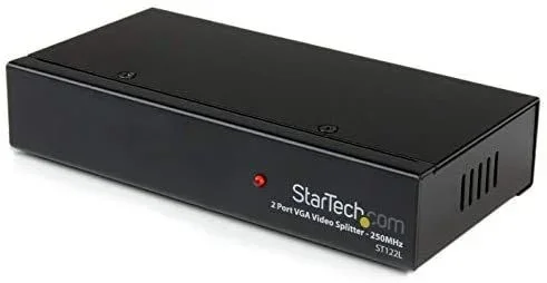 Duplicador Divisor de Vídeo VGA de 2 puertos 250MHz – Splitter Multiplicador 2 Salidas