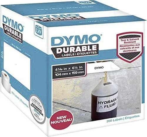 DYMO Durable Blanco Etiqueta para impresora autoadhesiva